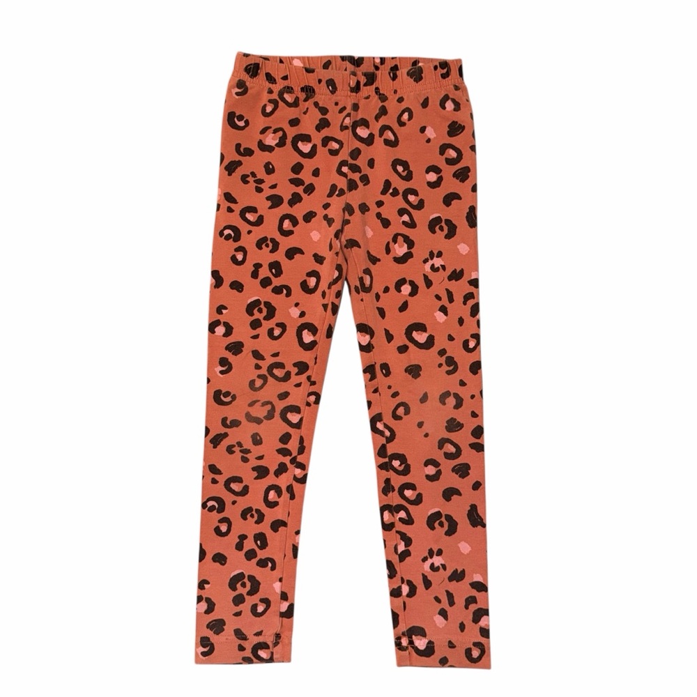 Hanna Andersson Leopard Print Girls Cotton Leggings